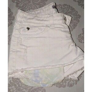 Clock House Brazilian Denim Cream White Women's Jean Shorts Size 4 (38)